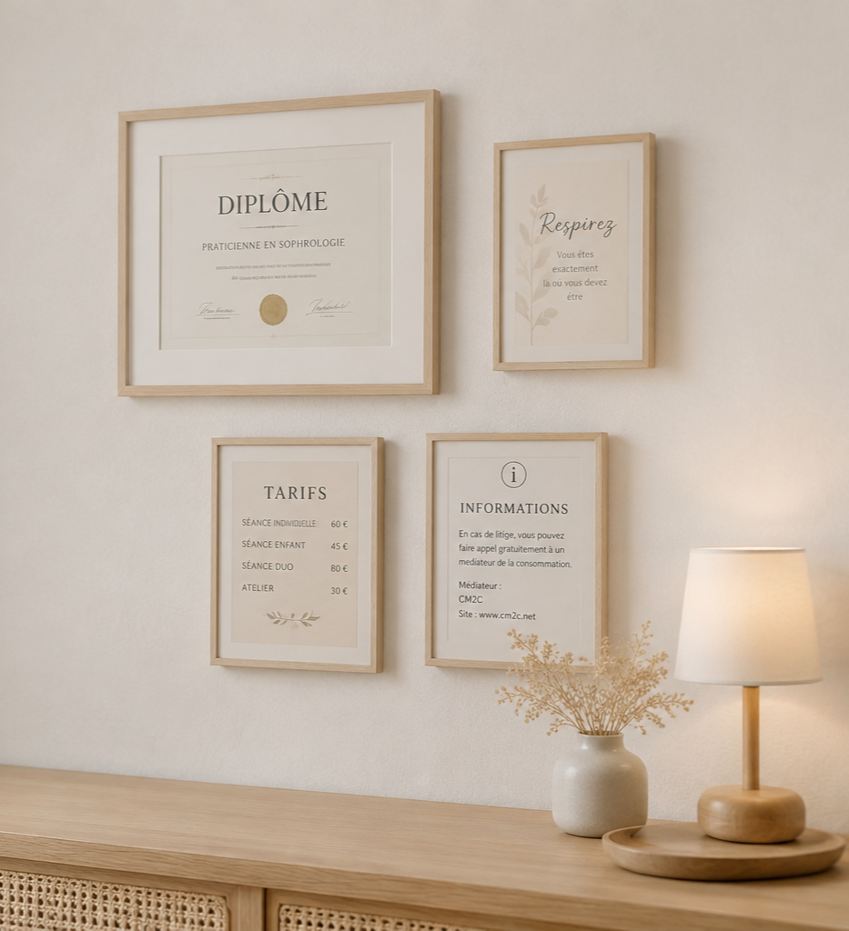quels sont les affichages obligatoires therapeute