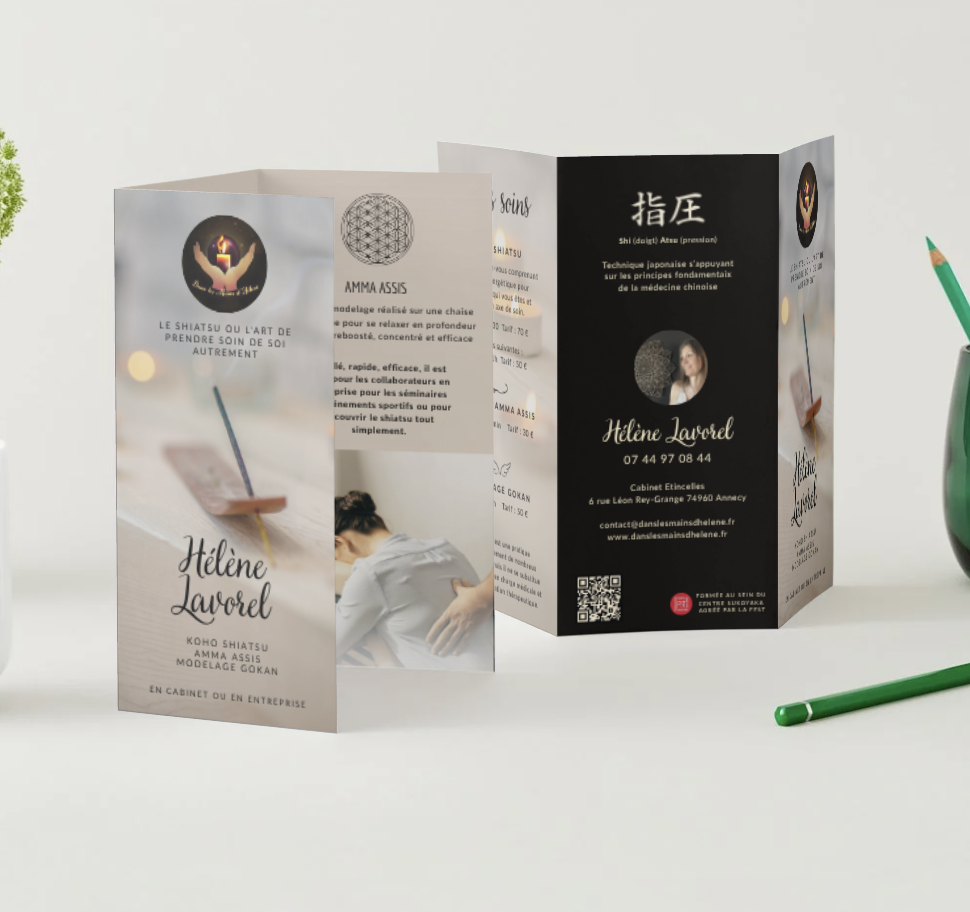 Brochure - Hélène - Praticienne en Shiatsu