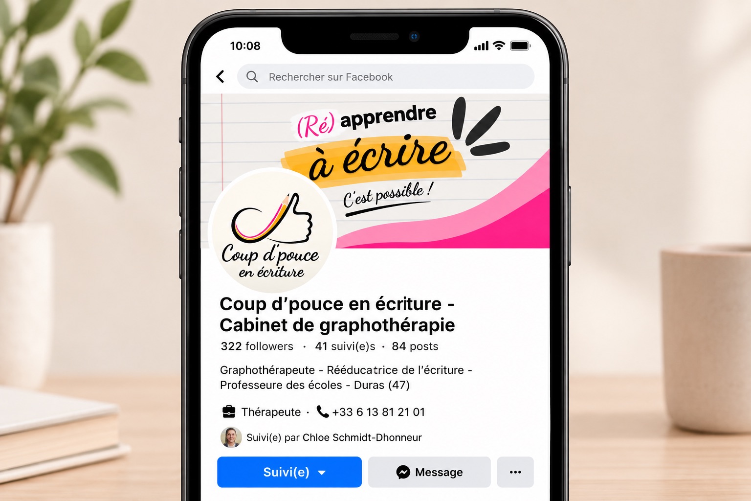 Template réseaux  - Laetitia - Graphothérapeute